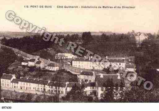 Ville de PONTDEBUISLESQUIMERCH, carte postale ancienne
