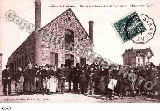 Ville de PONTORSON, carte postale ancienne