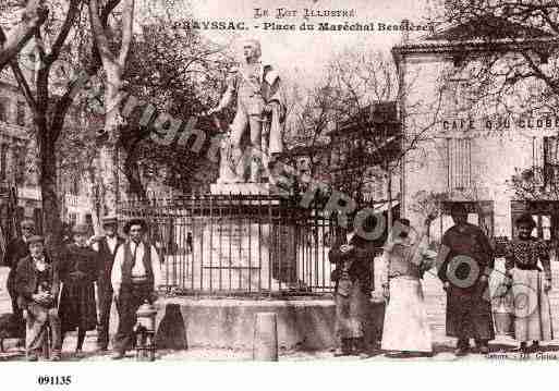 Ville de PRAYSSAC, carte postale ancienne