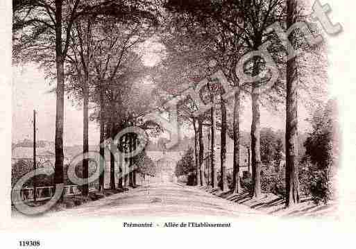 Ville de PREMONTRE, carte postale ancienne