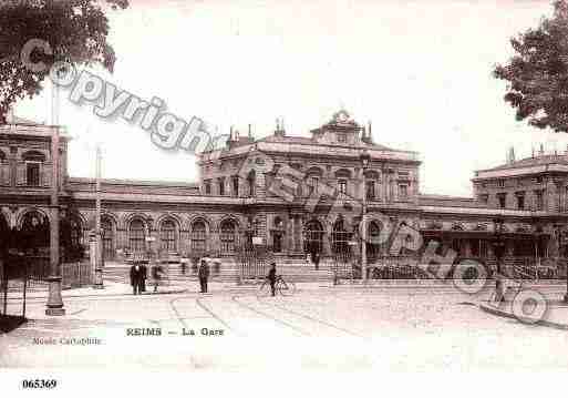 Ville de REIMS, carte postale ancienne