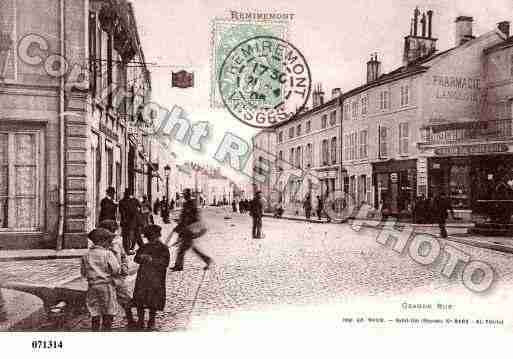 Ville de REMIREMONT, carte postale ancienne