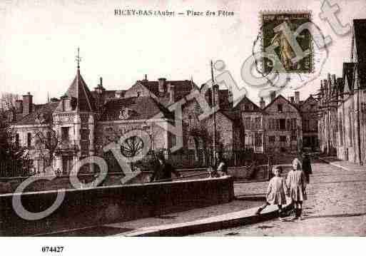 Ville de RICEYS(LES), carte postale ancienne