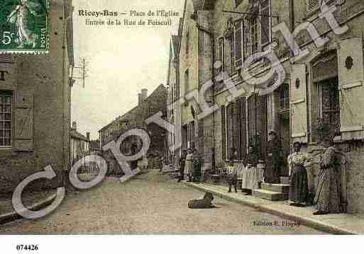 Ville de RICEYS(LES), carte postale ancienne