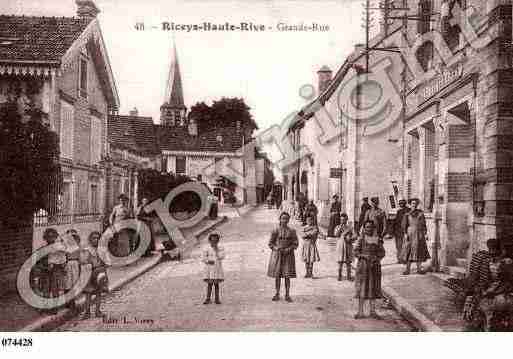 Ville de RICEYS(LES), carte postale ancienne