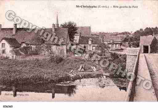 Ville de SAINTCHRISTOPHE, carte postale ancienne