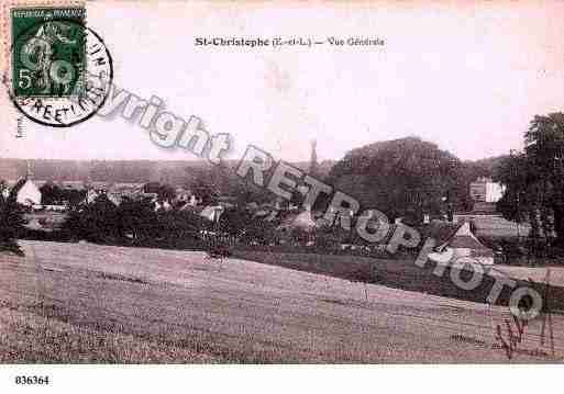 Ville de SAINTCHRISTOPHE, carte postale ancienne