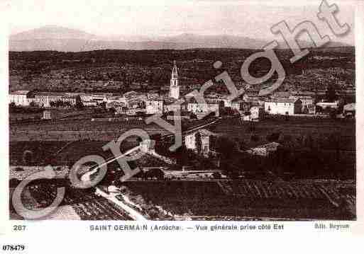 Ville de SAINTGERMAIN, carte postale ancienne Ville de SAINTGERMAIN, carte postale ancienne