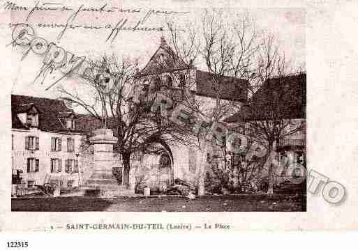 Ville de SAINTGERMAINDUTEIL, carte postale ancienne