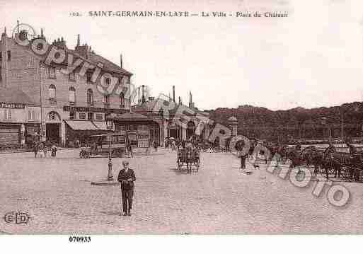 Ville de SAINTGERMAINENLAYE, carte postale ancienne