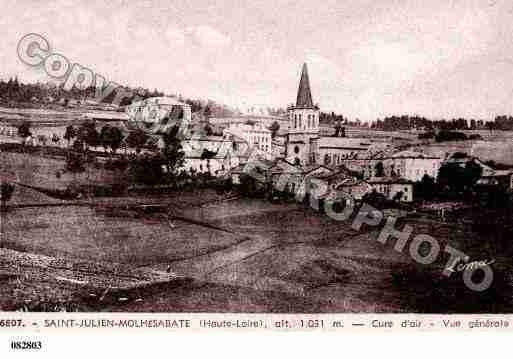 Ville de SAINTJULIENMOLHESABATE, carte postale ancienne