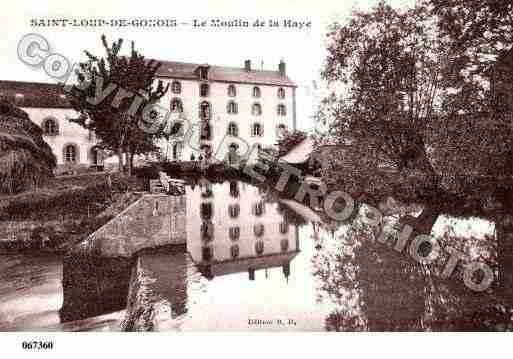 Ville de SAINTLOUPDEGONNOIS, carte postale ancienne