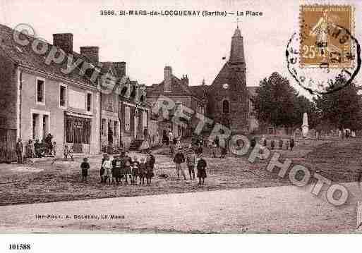 Ville de SAINTMARSDELOCQUENAY, carte postale ancienne