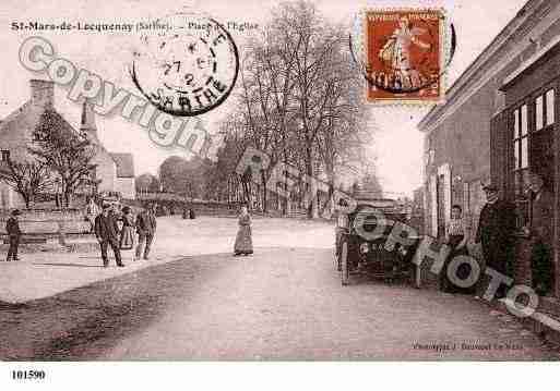 Ville de SAINTMARSDELOCQUENAY, carte postale ancienne