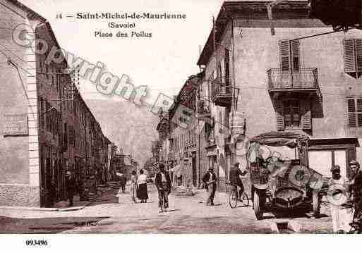 Ville de SAINTMICHELDEMAURIENNE, carte postale ancienne