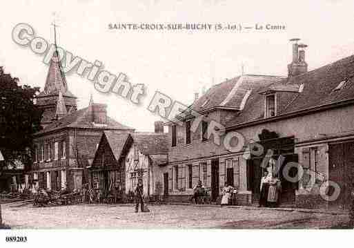 Ville de SAINTECROIXSURBUCHY, carte postale ancienne