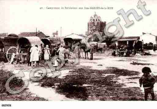 Ville de SAINTESMARIESDELAMER, carte postale ancienne