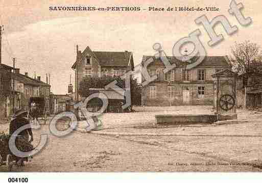 Ville de SAVONNIERESENPERTHOIS, carte postale ancienne