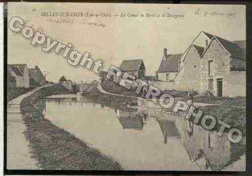 Ville de SELLESSURCHER, carte postale ancienne