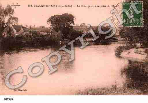 Ville de SELLESSURCHER, carte postale ancienne