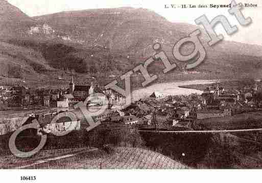 Ville de SEYSSEL, carte postale ancienne