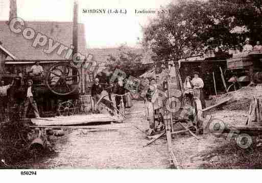 Ville de SORIGNY, carte postale ancienne