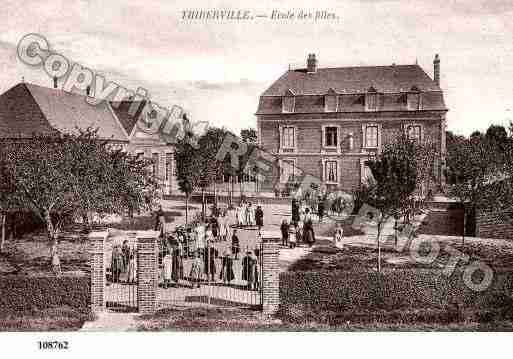 Ville de THIBERVILLE, carte postale ancienne