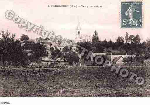 Ville de THIESCOURT, carte postale ancienne