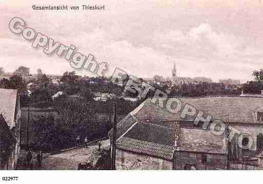 Ville de THIESCOURT, carte postale ancienne