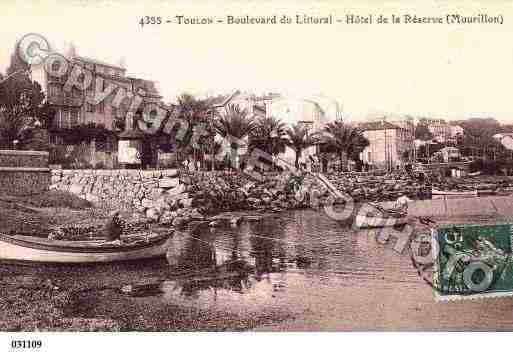 Ville de TOULON, carte postale ancienne