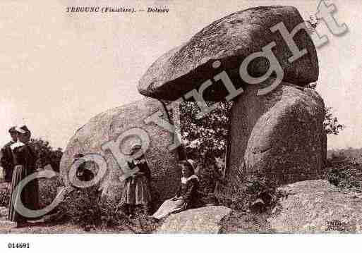 Ville de TREGUNC, carte postale ancienne