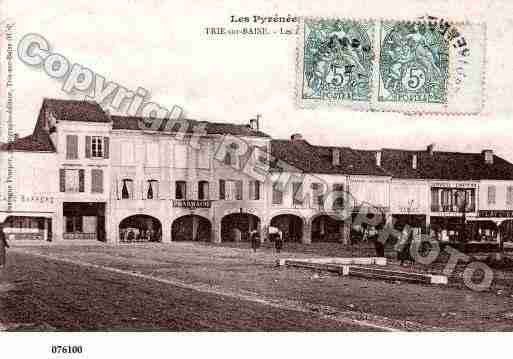 Ville de TRIESURBAISE, carte postale ancienne