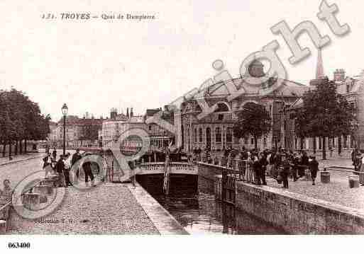 Ville de TROYES, carte postale ancienne