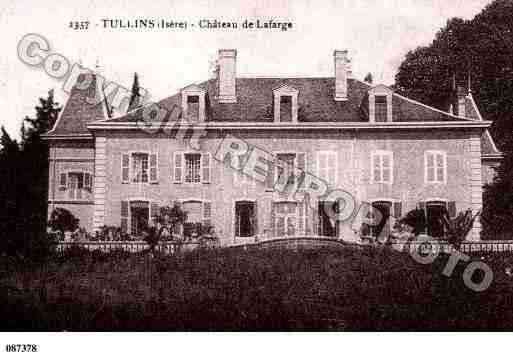 Ville de TULLINS, carte postale ancienne