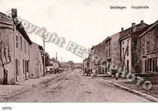 Ville de UCKANGE, carte postale ancienne