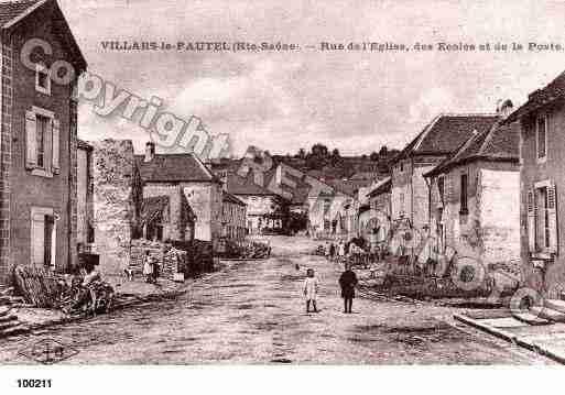 Ville de VILLARSLEPAUTEL, carte postale ancienne