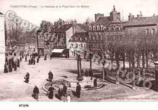 Ville de VIMOUTIERS, carte postale ancienne