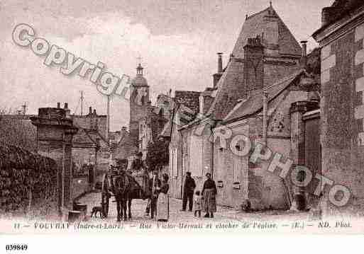 Ville de VOUVRAY, carte postale ancienne