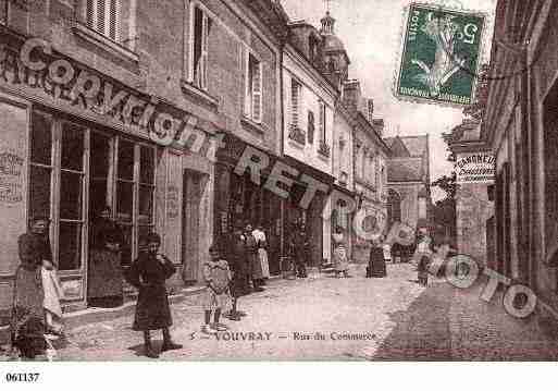 Ville de VOUVRAY, carte postale ancienne