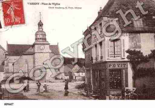 Ville de WASIGNY, carte postale ancienne