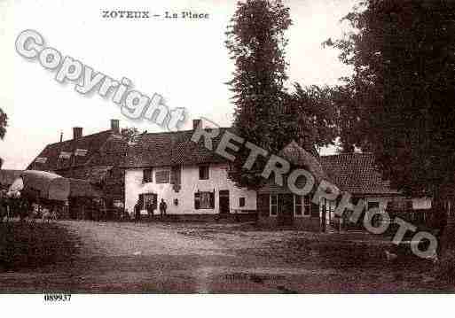 Ville de ZOTEUX, carte postale ancienne