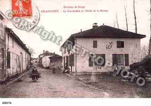 Ville de ABLANCOURT, carte postale ancienne