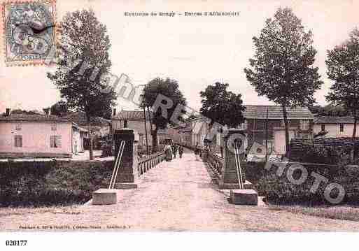 Ville de ABLANCOURT, carte postale ancienne