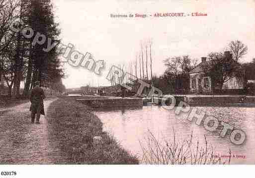 Ville de ABLANCOURT, carte postale ancienne