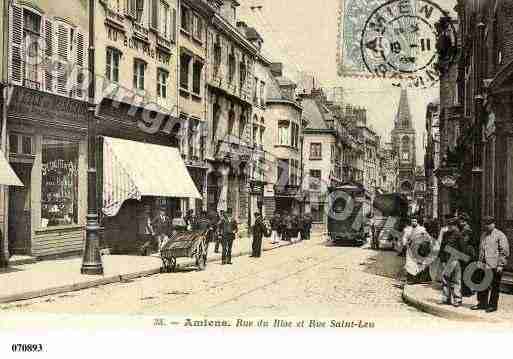 Ville de AMIENS, carte postale ancienne