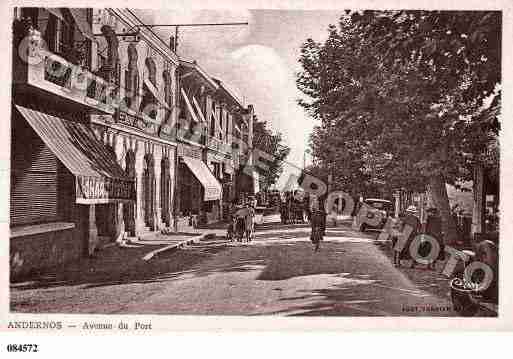 Ville de ANDERNOSLESBAINS, carte postale ancienne