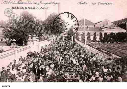 Ville de ANGERS, carte postale ancienne