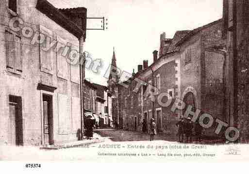 Ville de AOUSTESURSYE, carte postale ancienne