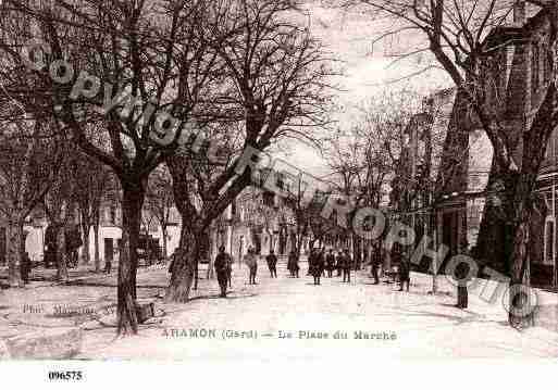 Ville de ARAMON, carte postale ancienne