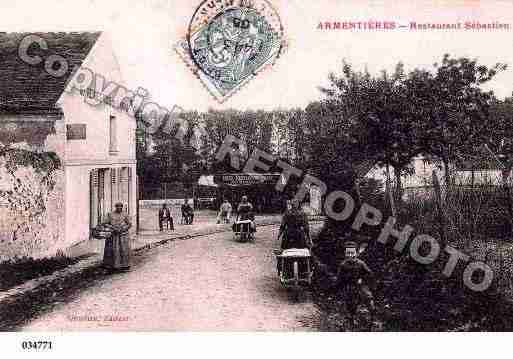 Ville de ARMENTIERESENBRIE, carte postale ancienne